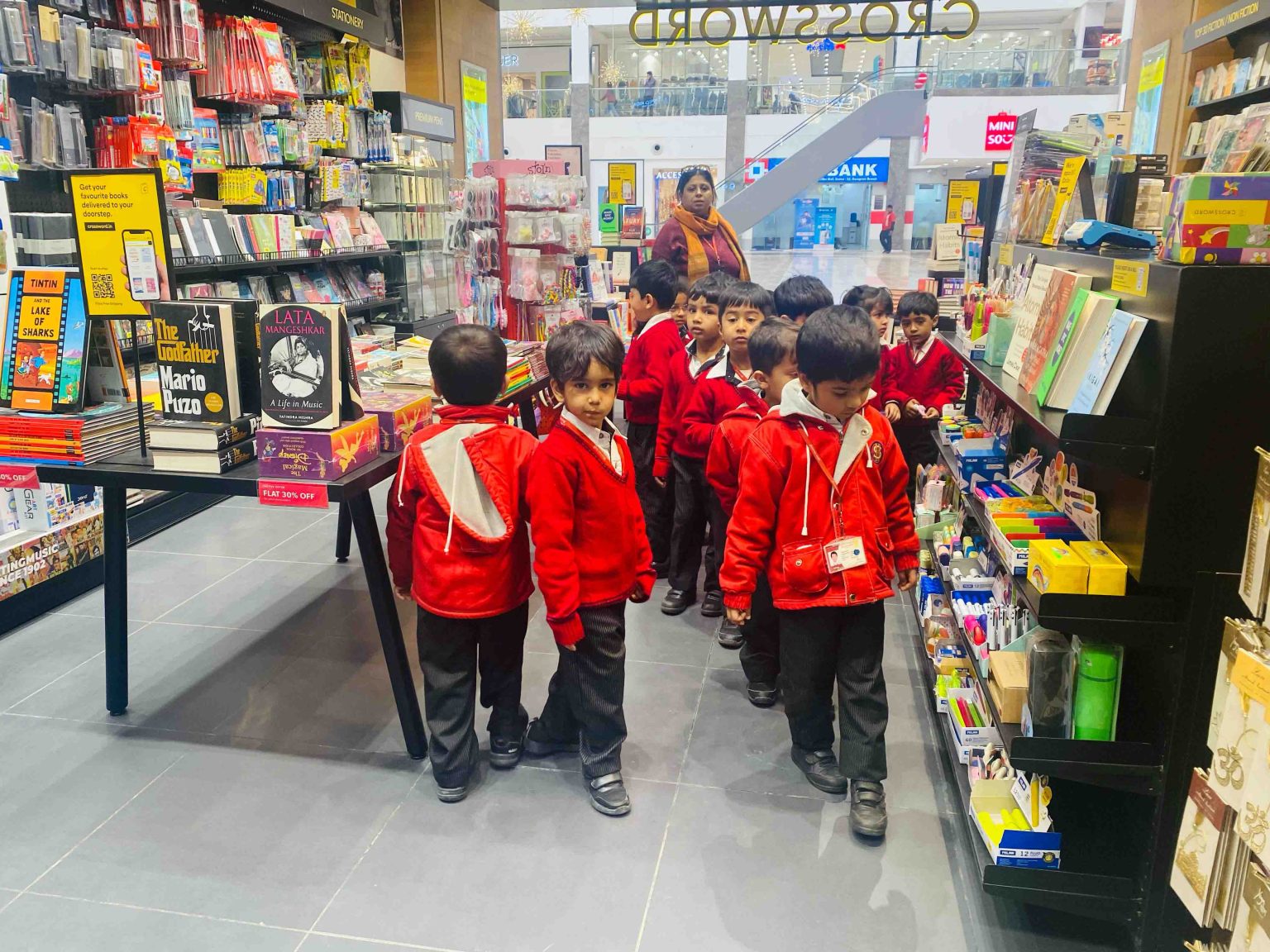 Young explorers of Grade Nursery on a field trip to Ardee Mall