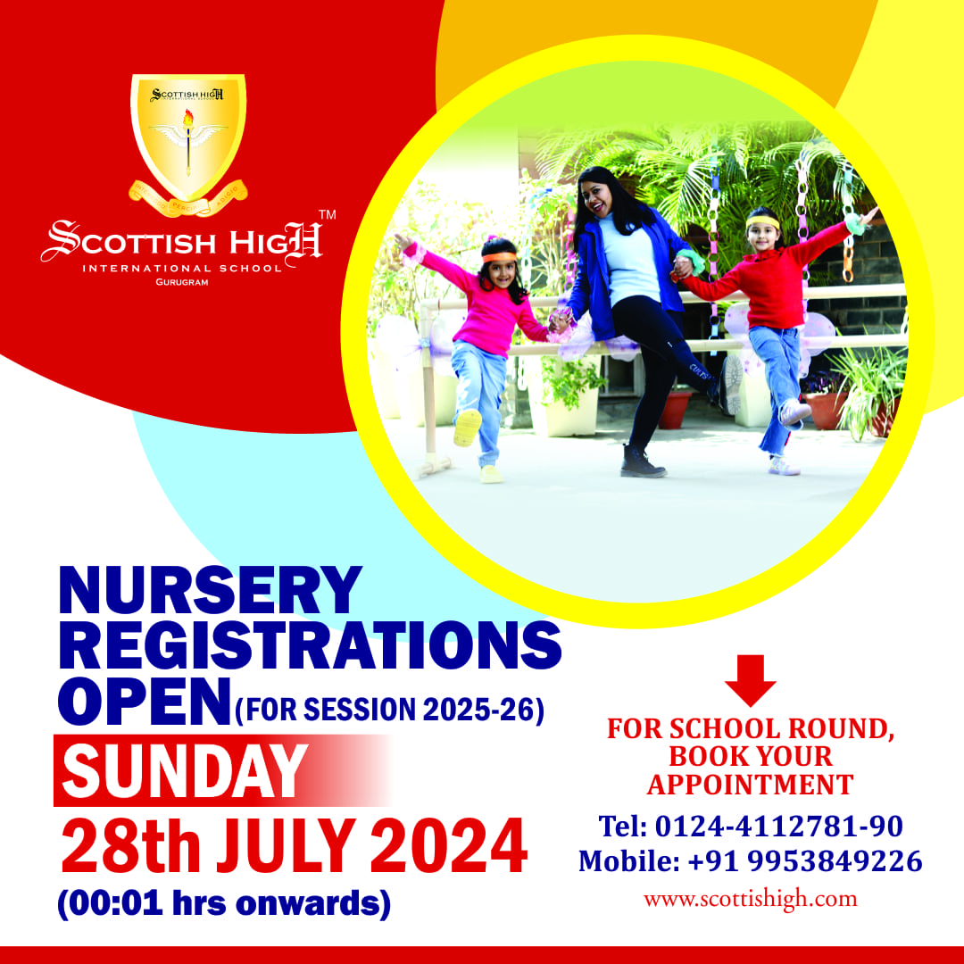 NURSERY REGISTRATIONS OPEN(FOR SESSION 2025-26)