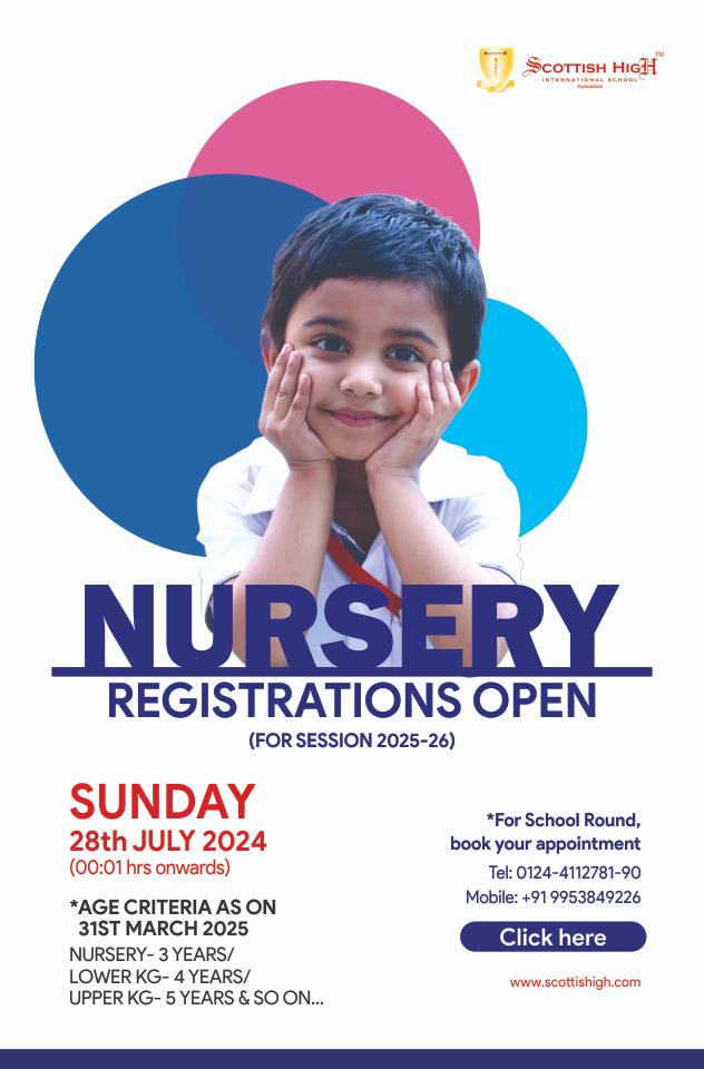 website pop up nursery admission in gurgaon for session 2025-26