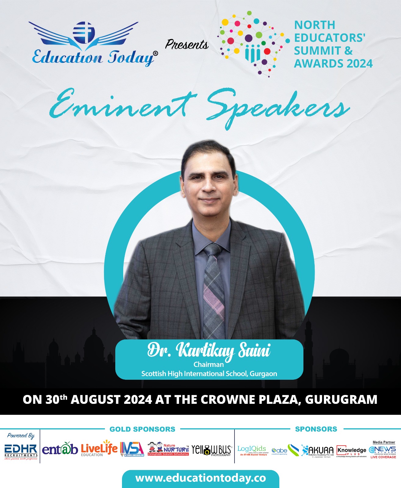 Dr.-Kartikay-Saini-will-be-an-eminent-speaker-at-the-North-Educators-Summit-Awards-2024