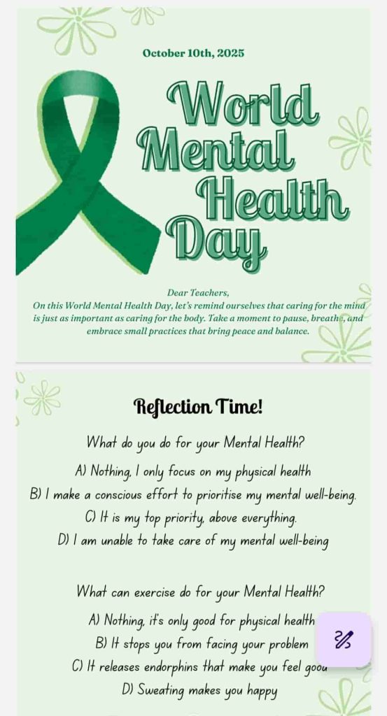 world mental health day